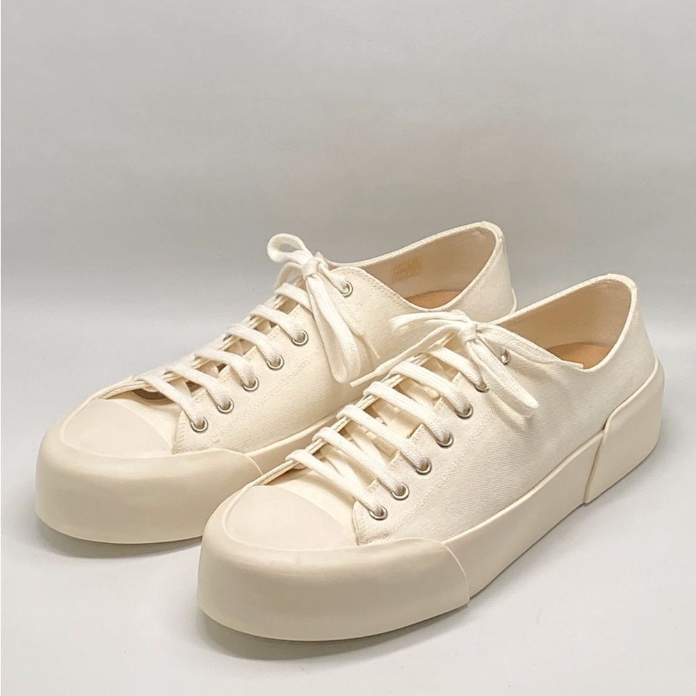 Jil Sander Low-Top Canvas Sneakers size 43/us size 10 - Picture 3 of 10